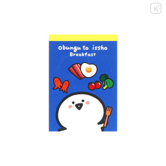 Japan Japan Obungu to Issho Mini Notepad - Western Food - 1