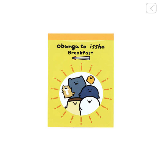 Japan Japan Obungu to Issho Mini Notepad - Japanese Food - 1