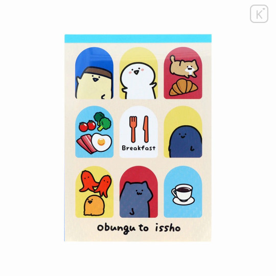 Japan Obungu to Issho A6 Notepad - Western Food - 1