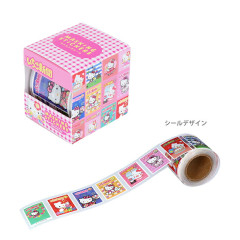 Japan Sanrio Boxed Masking Stickers - Hello Kitty : Strawberry Newspaper 50th Anniversary Pink