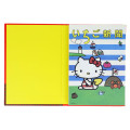 Japan Sanrio Letter Pad - Hello Kitty & Hello Mimmy & Tiny Chum : Strawberry Newspaper 50th Anniversary Red - 3