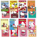 Japan Sanrio Letter Pad - Hello Kitty & Hello Mimmy & Tiny Chum : Strawberry Newspaper 50th Anniversary Red - 4