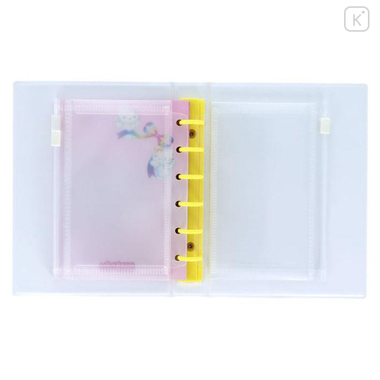 Japan Sanrio 6 Hole Sticker Binder - Hello Kitty : Strawberry Newspaper 50th Anniversary Pink - 5