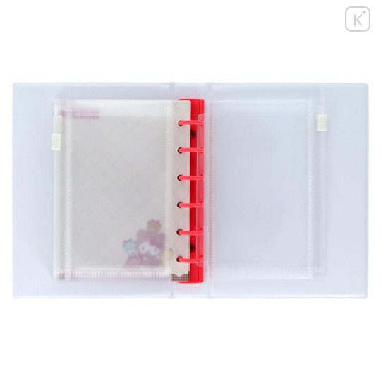 Japan Sanrio 6 Hole Sticker Binder - Hello Kitty & Hello Mimmy : Strawberry Newspaper 50th Anniversary - 5