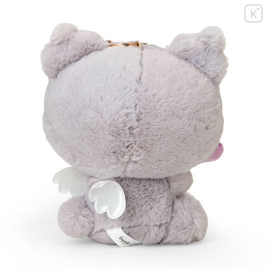 Japan Sanrio Original Mascot Holder - Kuromi : Fluffy Angel Bear - 3