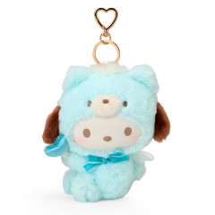 Japan Sanrio Original Mascot Holder - Pochacco : Fluffy Angel Bear