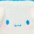 Japan Sanrio Original Mascot Mini Pouch with Carabiner - Cinnamoroll : Fluffy Face - 4