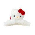 Japan Sanrio Original Mascot Hair Claw Clip - Hello Kitty : Fluffy Face - 1