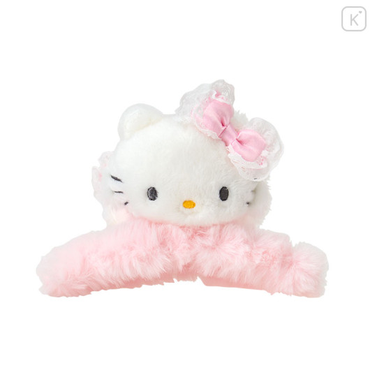 Japan Sanrio Original Mascot Hair Claw Clip - Charmmy Kitty : Fluffy Face - 1