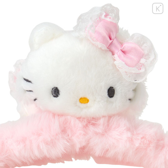 Japan Sanrio Original Mascot Hair Claw Clip - Charmmy Kitty : Fluffy Face - 3