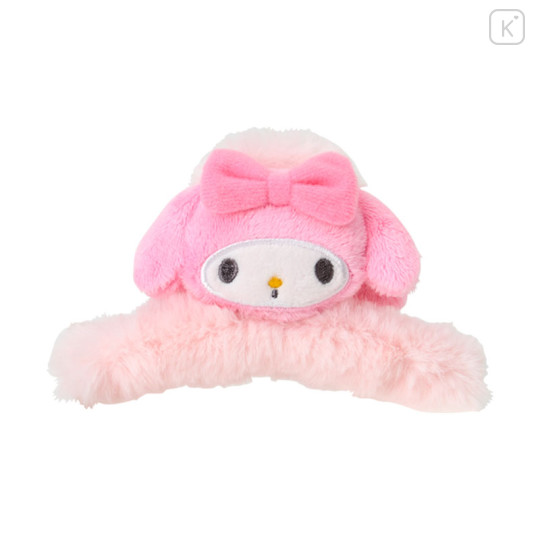 Japan Sanrio Original Mascot Hair Claw Clip - My Melody : Fluffy Face - 1