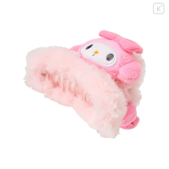 Japan Sanrio Original Mascot Hair Claw Clip - My Melody : Fluffy Face - 2