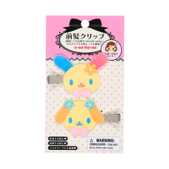 Japan Sanrio Original Bangs Clip Set - Usahana : Flocked