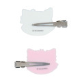 Japan Sanrio Original Bangs Clip Set - Charmmy Kitty : Flocked - 3