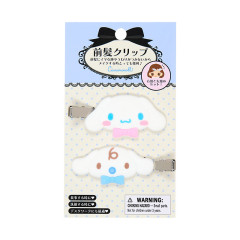 Japan Sanrio Original Bangs Clip Set - Cinnamoroll & Milk : Flocked