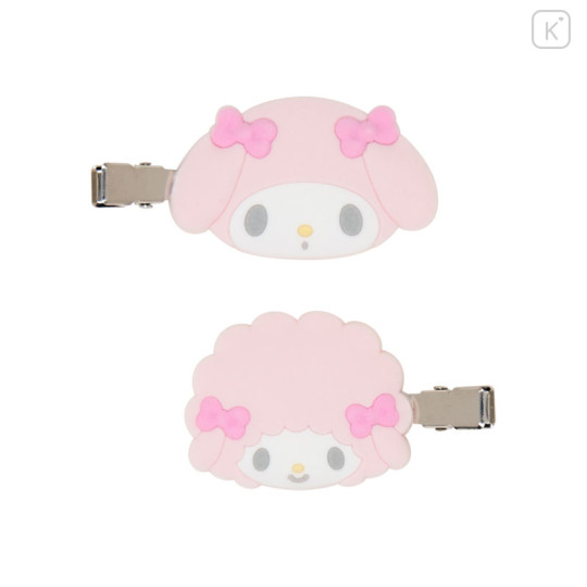Japan Sanrio Original Bangs Clip Set - My Melody & My Sweet Piano : Flocked - 2