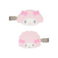 Japan Sanrio Original Bangs Clip Set - My Melody & My Sweet Piano : Flocked - 2