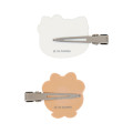 Japan Sanrio Original Bangs Clip Set - Hello Kitty & Tiny Chum : Flocked - 3