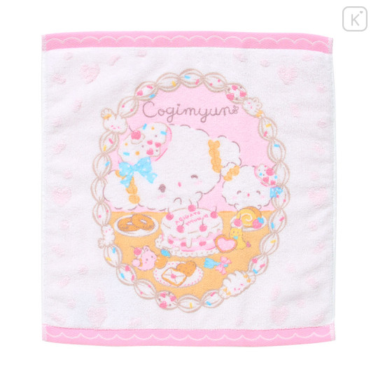 Japan Sanrio Original Hand Towel - Cogimyun : Sweets Party 10th Anniversary Pink - 1