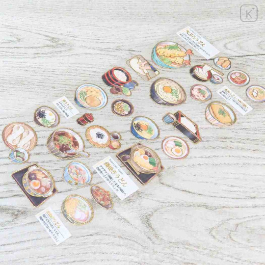 Japan Picture Book Sticker - Japanese Food Udon - 2