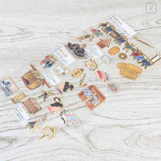 Japan Picture Book Sticker - History Edo Period - 2