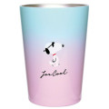 Japan Peanuts Stainless Steel Tumbler - Snoopy : Blue Pink Joe Cool - 1