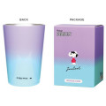 Japan Peanuts Stainless Steel Tumbler - Snoopy : Purple Blue Joe Cool - 2