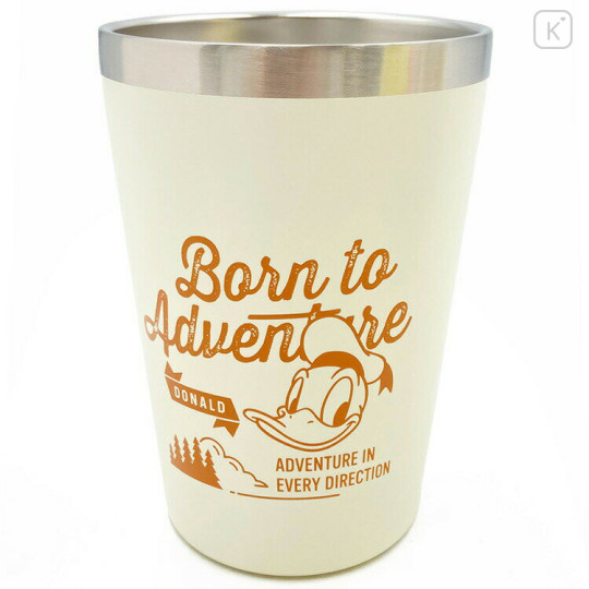 Japan Disney Stainless Steel Tumbler - Donald : Born To Aventure - 1