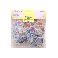 Japan Pokemon Puffy Sticker - Espurr & Scorbunny : Pokepeace