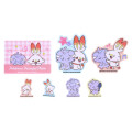 Japan Pokemon Puffy Sticker - Espurr & Scorbunny : Pokepeace - 2