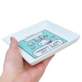 Japan Peanuts Porcelain Small Square Plate - Snoopy : Comic Green Ace Pilot - 2