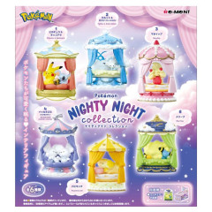 Japan Pokemon Re-Ment Miniature Figure Full Set - Nighty Night