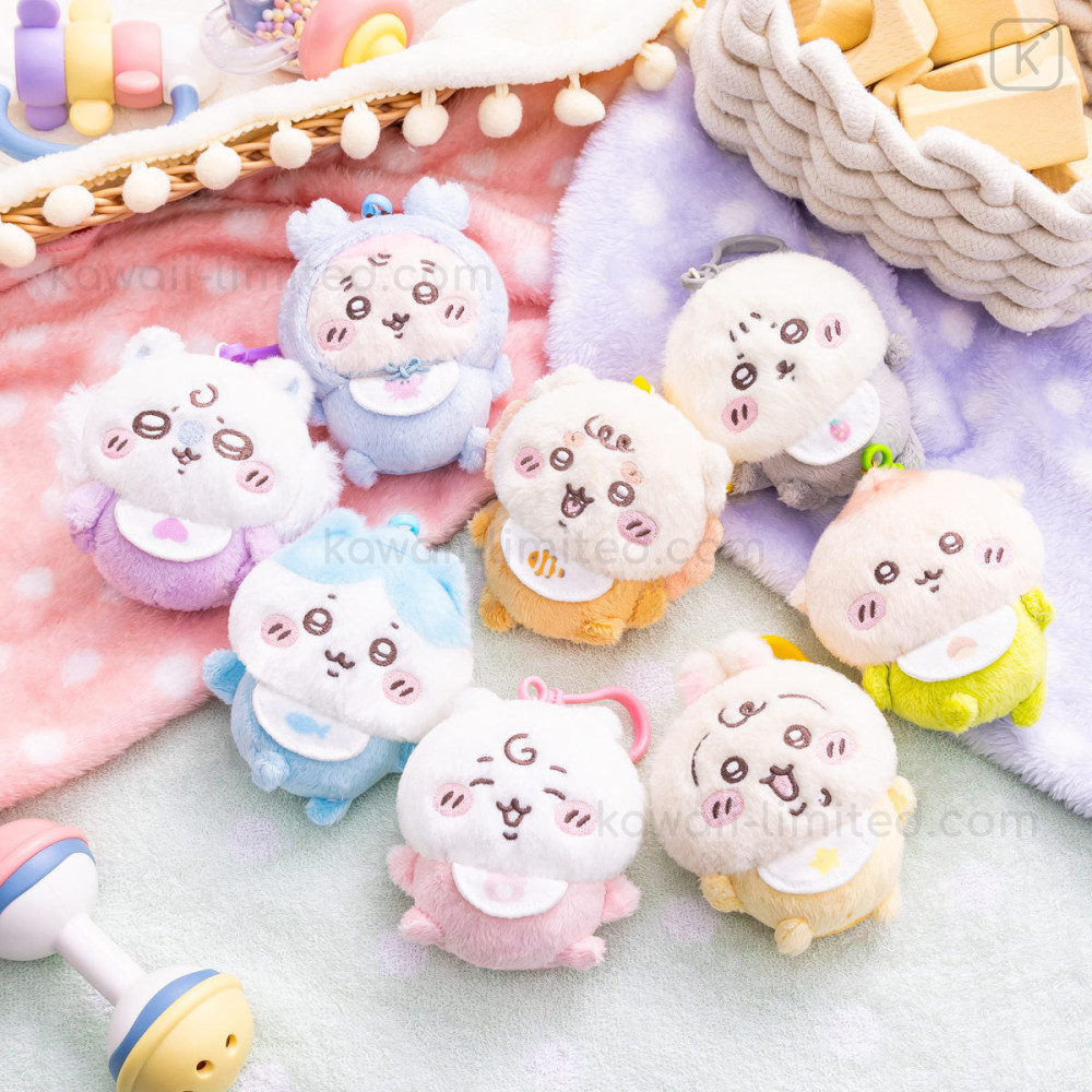 Chiikawa Baby マスコット 36点セット Japan Chiikawa Mascot Holder - Usagi : Chiikawa Baby