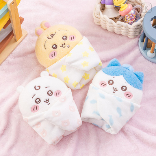 Japan Chiikawa Plush Toy - Hachiware : Chiikawa Baby Swaddle - 2