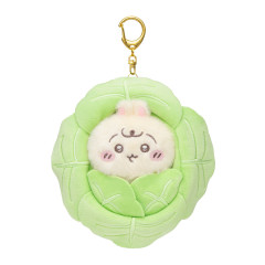 Japan Chiikawa Mascot Holder - Usagi : Chiikawa Baby Wrapped in Cabbage