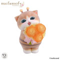 Japan Mofusand Miniature Figure - Mofamofy Bee Cat Flower Bouquet - 1