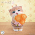 Japan Mofusand Miniature Figure - Mofamofy Bee Cat Flower Bouquet - 2