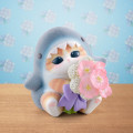 Japan Mofusand Miniature Figure - Mofamofy Shark Cat Flower Bouquet - 3