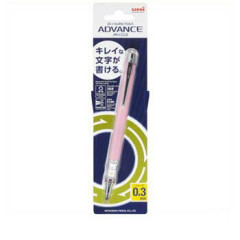 Japan Uni Kuru Toga Advance Mechanical Pencil - 0.3mm Baby Pink
