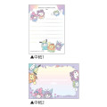 Japan Sanrio Mini Notepad - Characters Colorful Monster - 2