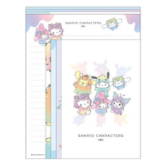 Japan Sanrio Letter Envelope Set - Characters Colorful Monster
