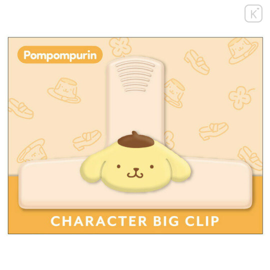 Japan Sanrio Big Clip - Pompompurin : Smile - 1