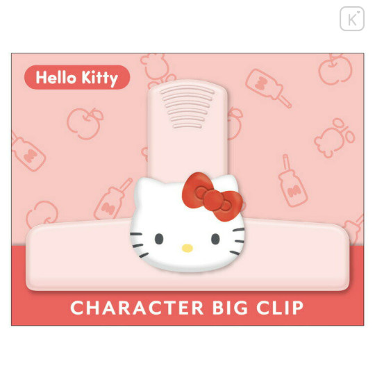 Japan Sanrio Big Clip - Hello Kitty : Smile - 1