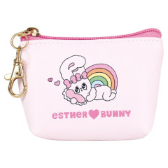 Japan Esther Bunny Triangular Mini Pouch - Rainbow