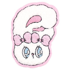 Japan Esther Bunny Versatile Iron-On and Sticker Patch - Face White