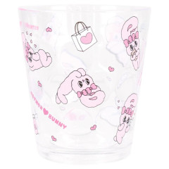 Japan Esther Bunny Clear Plastic Tumbler - Relax