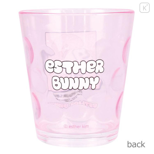 Japan Esther Bunny Clear Plastic Tumbler - Pink - 2