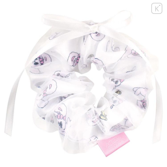 Japan Esther Bunny Scrunchie - Satin Layered White - 1