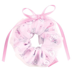 Japan Esther Bunny Scrunchie - Satin Layered Pink