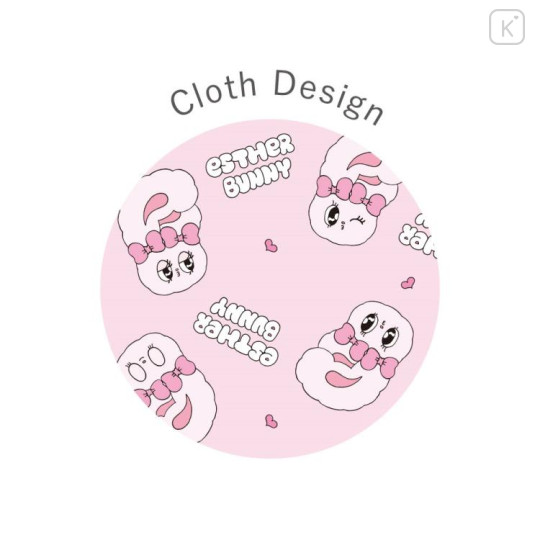 Japan Esther Bunny Scrunchie - Satin Layered Pink - 2